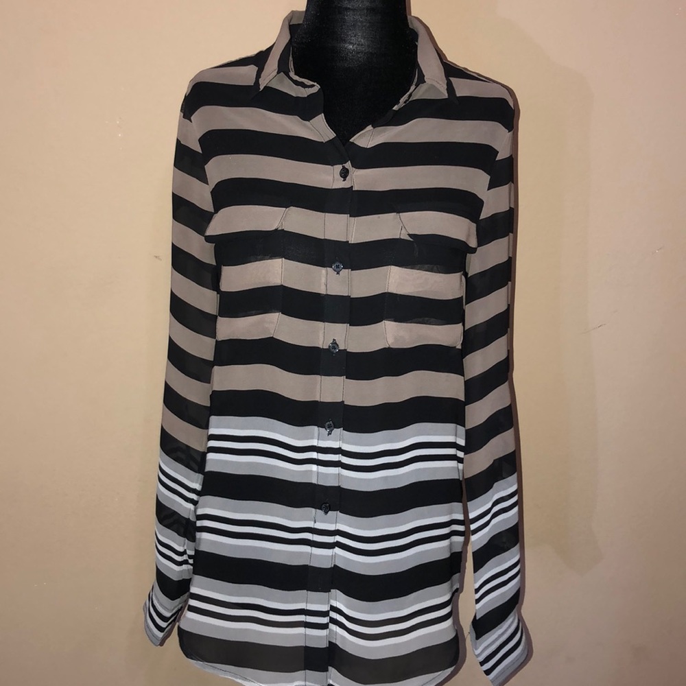 Old Navy Striped Long Sleeve Top
